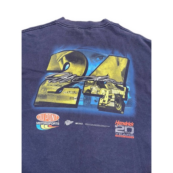 Vintage Nascar Jeff Gordon Shirt XL Hendricks Motorsports 20 Years DuPont 2004 - Picture 3 of 6